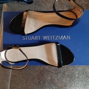 Stuart Weitzman Black flat "Nudist"